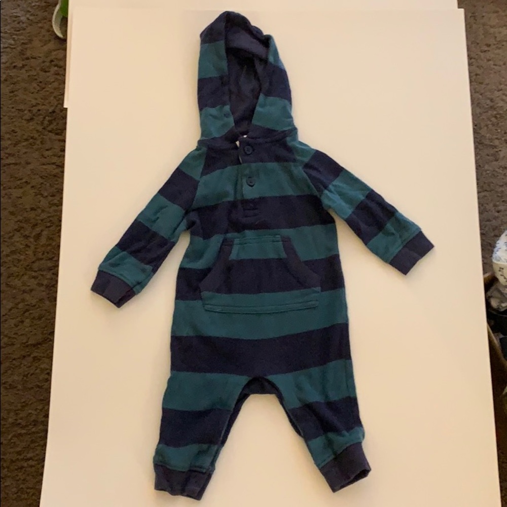 Hooded long sleeve full jumpsuit